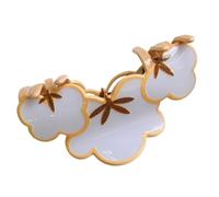 Fermaglio per capelli in acrilico, a forma di animale, grandi e colorati, a forma di leaff, per le vacanze, elegante forcina per il Ringraziamento per donne e ragazze