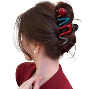 Fermaglio per capelli in acrilico per donne, pratiche forcine per acconciature voluminose e presa sicura durante lo sport e gli eventi sociali