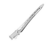 Fermaglio per capelli in argento, elegante fermaglio per capelli a becco d'anatra in argento sezionamento cattura lunga barrettes strumento per lo styling dei capelli ornamento