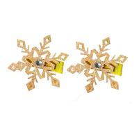 Fermaglio per capelli in lega a forma fiocchi neve, Yellow | Forcina per capelli in lega, forcina comoda, forma a fiocchi neve, decorazione decorativa per capelli per la
