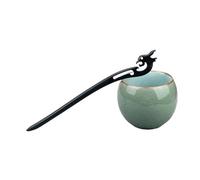 Fermaglio per capelli in legno di sandalo, 47 stili retrò, stile cinese, antico intagliato, bacchetta per capelli, accessorio per cosplay e feste (canto di drago)