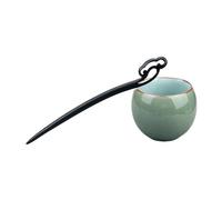 Fermaglio per capelli in legno di sandalo, 47 stili retrò, stile cinese, antico intagliato, bacchetta per capelli, accessorio per cosplay e feste (nuvole auspiche)