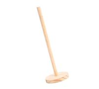 Fermaglio per capelli in legno massello, organizer per elegante supporto verticale per elastici e fasce per capelli, espositore per saloni di bellezza, Grande, come descritto