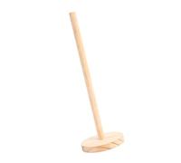 Fermaglio per capelli in legno massello, organizer per elegante supporto verticale per elastici e fasce per capelli, espositore per saloni di bellezza, Small, come descritto