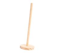 Fermaglio per capelli in legno massello, organizer per elegante supporto verticale per elastici e fasce per capelli, espositore per saloni di bellezza, Medio, come descritto