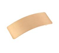 Fermaglio per capelli in metallo, automatico, grande, per coda di cavallo, dorato, 8 cm