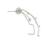 Fermaglio per capelli in metallo robusto con strass scintillanti, accessorio per acconciature per occasioni speciali