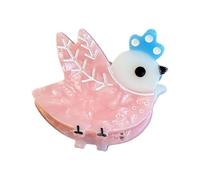 Fermaglio per capelli in miniatura per uccelli Fermaglio per capelli leggero a forma in cartone animato per donne e ragazze Accessorio in acetato resistente Accessori in acetato