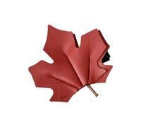 Fermaglio per capelli in pelle alla moda a forma di foglia d'acero dolce semplice forcina per fissaggio acconciatura versatile