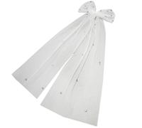 Fermaglio per capelli in poliestere con strass, elegante accessorio per capelli, adatto per balli di fine anno e matrimoni