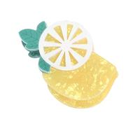 Fermaglio per capelli in PVC con disegni di frutta, accessorio per capelli da donna, adatto per varie occasioni, forcine leggere in PVC limone