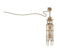 Fermaglio per capelli in rame fatto a mano in stile cinese retrò, accessorio per capelli Hanfu