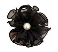 Fermaglio per capelli in rete acrilica per capelli elastici per coda di cavallo, accessori per acconciature, fermagli per capelli da donna per capelli sottili o spa