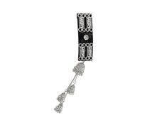 Fermaglio per capelli in stile etnico con nappe, elegante fermaglio per capelli, ornamento per capelli che mescola tradizione e modernità