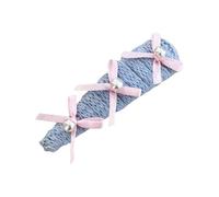 Fermaglio per capelli in tessuto con rose marine con decorazione artistica accento sottile formattazione per capelli essenziale per giovani e adulti fermaglio per capelli con fiocco di frutta