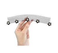 Fermaglio per capelli invisibile Fiori Capelli Finitura Fixer Pettine Supporto per capelli Spille elastiche Per Ragazza Donne Bellezza Spille Elastici Frangia Invisibile Clip Fiori Fisso Inser Pettine