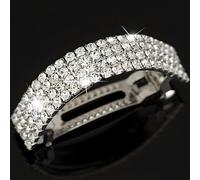 Fermaglio per capelli LU-38322 - Argento / Cristallo