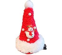 Fermaglio per capelli natalizi - Fermaglio di perle a forma di cappello di Babbo Natale, per capelli per feste | perfetti per feste a tema, riunioni di famiglia, eventi scolastici