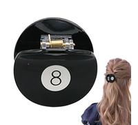 Fermaglio per capelli neri a 8 palline, fermaglio per capelli neri a 8