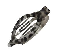 Fermaglio per capelli ovale opaco scavato per donne ragazza Duckbill coda di cavallo titolare artiglio clip piatto clip per varie acconciature