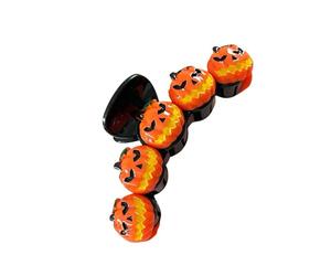 Fermaglio Per Capelli Oversize a Forma Zucca Per Donna Artiglio Alla Con Robusta Struttura in Resina Clip in Plastica Multicolore Per Varietà Colori Per Donna