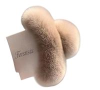 Fermaglio per capelli pelosi da 16 cm, morbido e soffice, da donna, forte tenuta, antiscivolo, per capelli spessi e lunghi, accessorio carino e peloso (cammello) inverno autunno