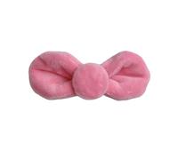 Fermaglio per capelli peloso in peluche a forma di anime, stile anni '2000, con fiocco, elastico per coda di cavallo, decorazioni per capelli per bambini per uso quotidiano