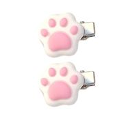 Fermaglio per capelli per feste di Natale per ragazze calde a forma di zampa Mollette per capelli coda di cavallo frangia clip per adolescenti ragazze clip in resina vita quotidiana piccola bella