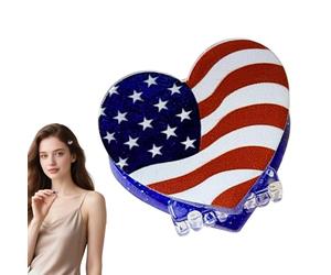 Fermaglio per capelli per il giorno 'indipendenza, antiscivolo, patriottico, per donne e fidanzate, per matrimoni, festival e feste nella vita di tutti i giorni e nel libero