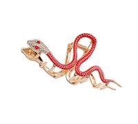 Fermaglio per capelli per principessa serpente grande presa fermagli per capelli unico ornamento forcina moda strass unici