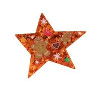 Fermaglio per capelli per ragazze, vischio, senza pieghe, gioielli, ornamenti, copricapo, vischio, stella, fermagli per capelli