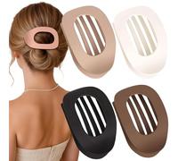 Fermaglio per capelli piatto da donna, antiscivolo, forte tenuta, adatto per capelli spessi, sottili, lisci e lisci, comodi e opachi