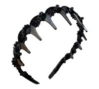 Fermaglio per capelli piatto da donna con perle alte 2025 elegante antiscivolo con perle cerchietti per capelli da sposa accessori per feste e matrimoni per donne e ragazze Caratteristiche: clip per