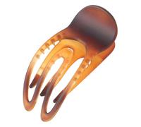 Fermaglio per capelli piatto stile francese per uso quotidiano forte morsetto per capelli strumento per lo styling dei capelli supporto per coda di cavallo clip per mascella per le donne