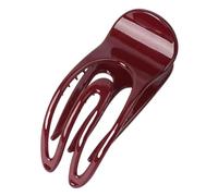 Fermaglio per capelli piatto stile francese per uso quotidiano forte morsetto per capelli strumento per lo styling dei capelli supporto per coda di cavallo clip per mascella per le donne