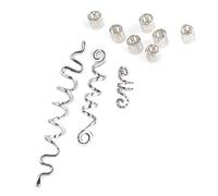 Fermaglio per capelli rotante in leghe di lunga durata, set elegante e unico, per amanti dei festival musicali