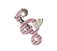 Fermaglio per capelli scintillante a forma di ala di stella, note musicali, per donne e adolescenti, in acrilico, accessori per barrette laterali per uso quotidiano, per donne e ragazze