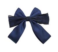 Fermaglio per capelli tradizionale francese a forma di nastro con fiocco elegante, piano vintage, materiale morbido in policotone, ideale per le donne, uso quotidiano, altrimenti casi speciali