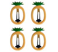 Fermaglio per capelli unico a forma di ananas per ragazze anni 2000 Clip laterale Fermagli per uva Divertente Casual Dolce Fresco Fotografia Puntelli Accessori per capelli leggeri per bambini