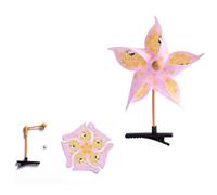 Fermaglio per capelli unico a forma di mulino a vento per amanti del mestiere, facile da montare, accessorio per capelli alla moda