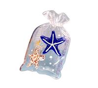 Fermaglio per capelli unico a tema mare con bottiglia galleggiante granchi stelle marine design pratico acetato accessorio per le donne set di clip in acetato