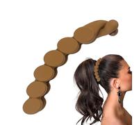 Fermaglio per capelli verticale, 1,3 x 10,9 cm, clip per capelli, opaco, forte tenuta, accessorio di bellezza per ragazze, elegante e clip in nero, giallo, marrone