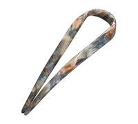 Fermaglio per capelli vintage a U, elegante porta nodo francese, accessorio flessibile per acconciature da donna, forcina decorativa per una semplice vita quotidiana, accessorio di ispirazione cinese