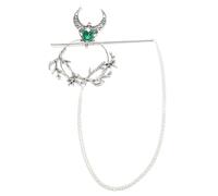 Fermaglio per capelli vintage da strega in stili intricati per capelli, ornamento per donne che abbracciano gioielli vintage retrò e misteriosi