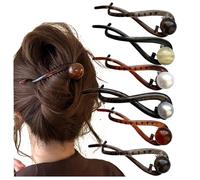 Fermaglio per capelli vintage elegante, 2024, elegante fermaglio per capelli con perle francesi, clip per capelli vintage, antiscivolo, accessorio per capelli alla moda per donne e ragazze