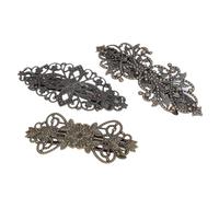 Fermaglio per capelli vintage, leggero, delicato, in lega, portatile, retrò, per feste di nozze, foto, danza, Natale