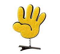 Fermaglio per capelli vistoso con segno esclamativo divertente con clip laterale a fiore per ragazze divertente clip per capelli realistici fermagli per capelli vistosi