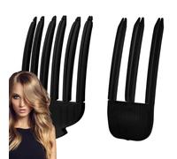 Fermaglio per capelli volumizzante, 2 pettini modellanti per capelli, volumizzanti e resistenti al calore, clip a tre denti, istantanea, alla moda, da utilizzare con asciugacapelli per riunioni,
