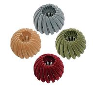 Fermaglio per chignon, 4 piastre forma di nido di uccelli, retrattile, elegante accessorio per chignon, per donne e ragazze