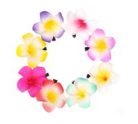 Fermaglio per Chioma Fiori Plumeria Hawaiani 24 Pezzi